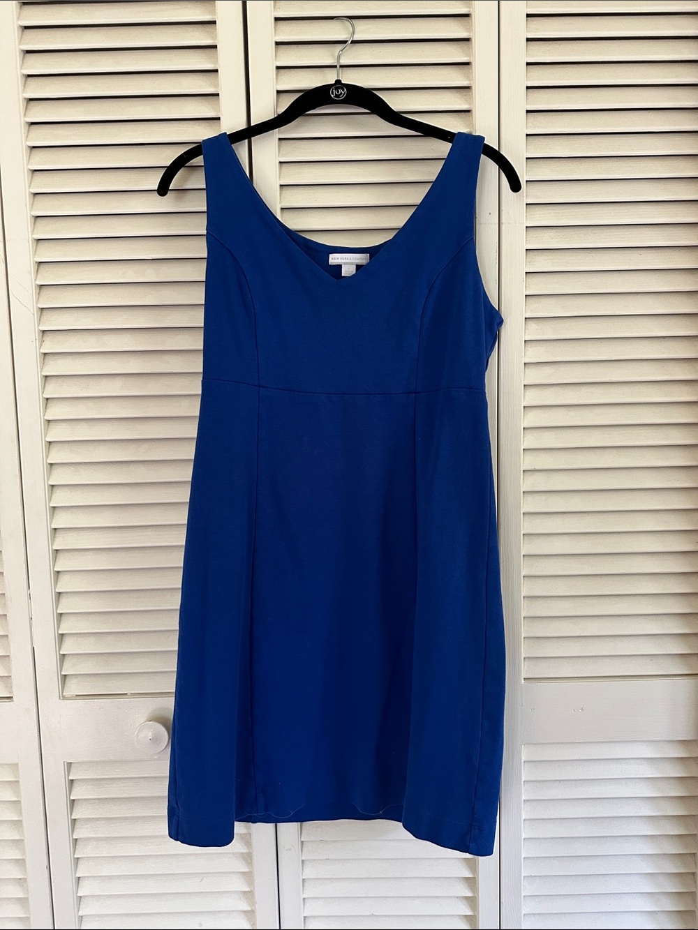 NY&Co Sleeveless Blue Dress